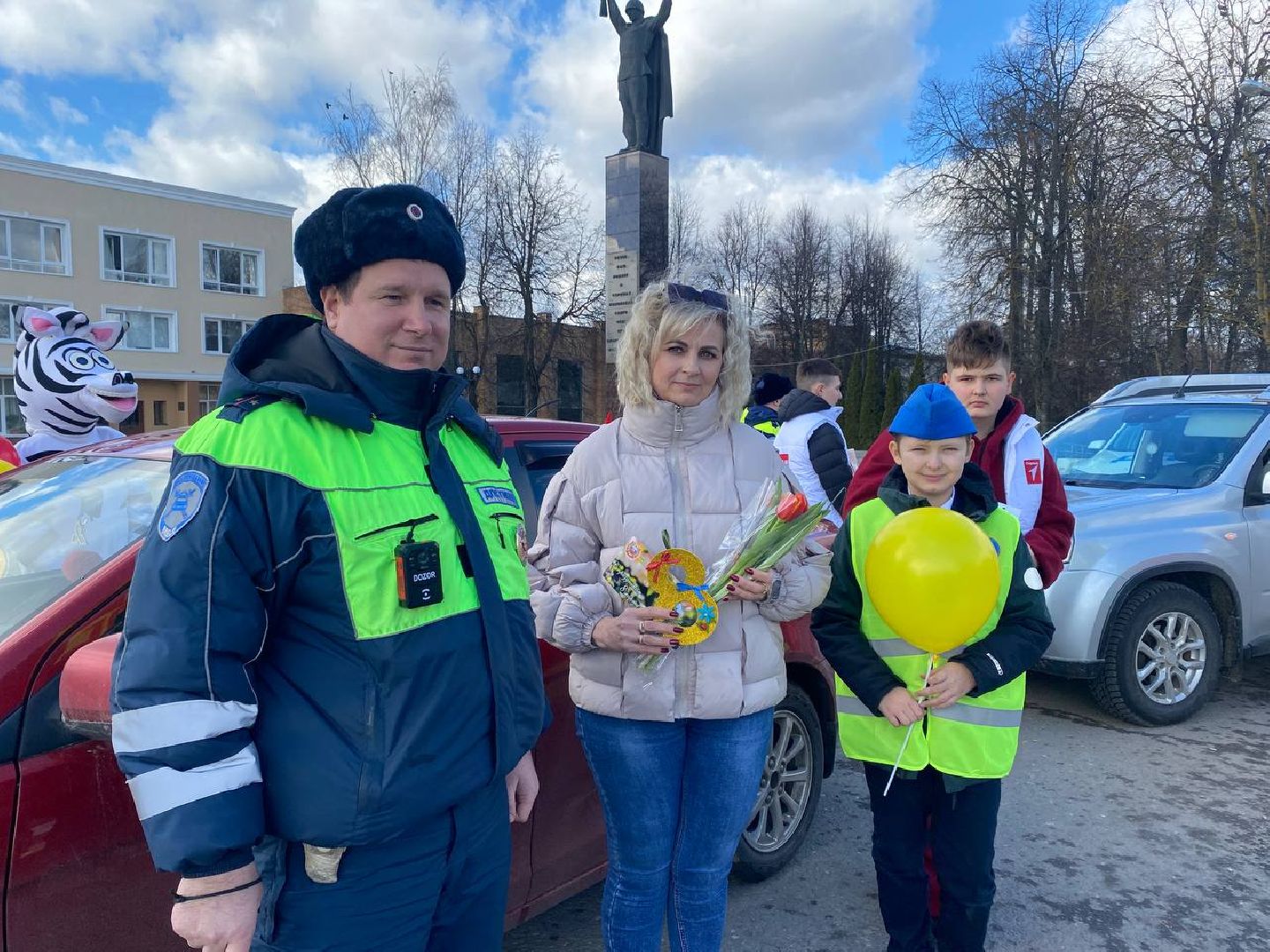 можайск, можайский муниципальный округ, подмосковье, Госавтоинспекция, сотрудники дпс, поздравления, 8 марта, международный женский день,