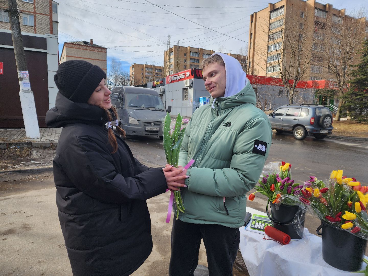красноармейск, городской округ пушкинский, торговля, цветы, 8 марта,