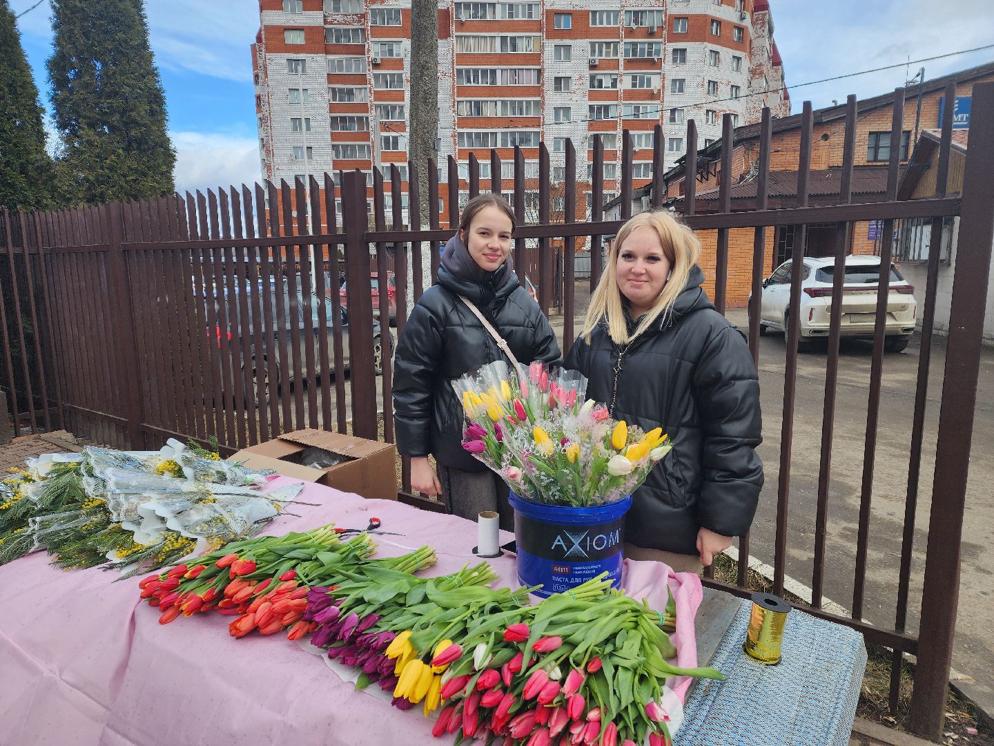 красноармейск, городской округ пушкинский, торговля, цветы, 8 марта,