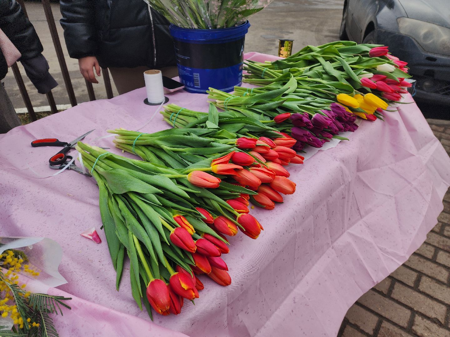 красноармейск, городской округ пушкинский, торговля, цветы, 8 марта,