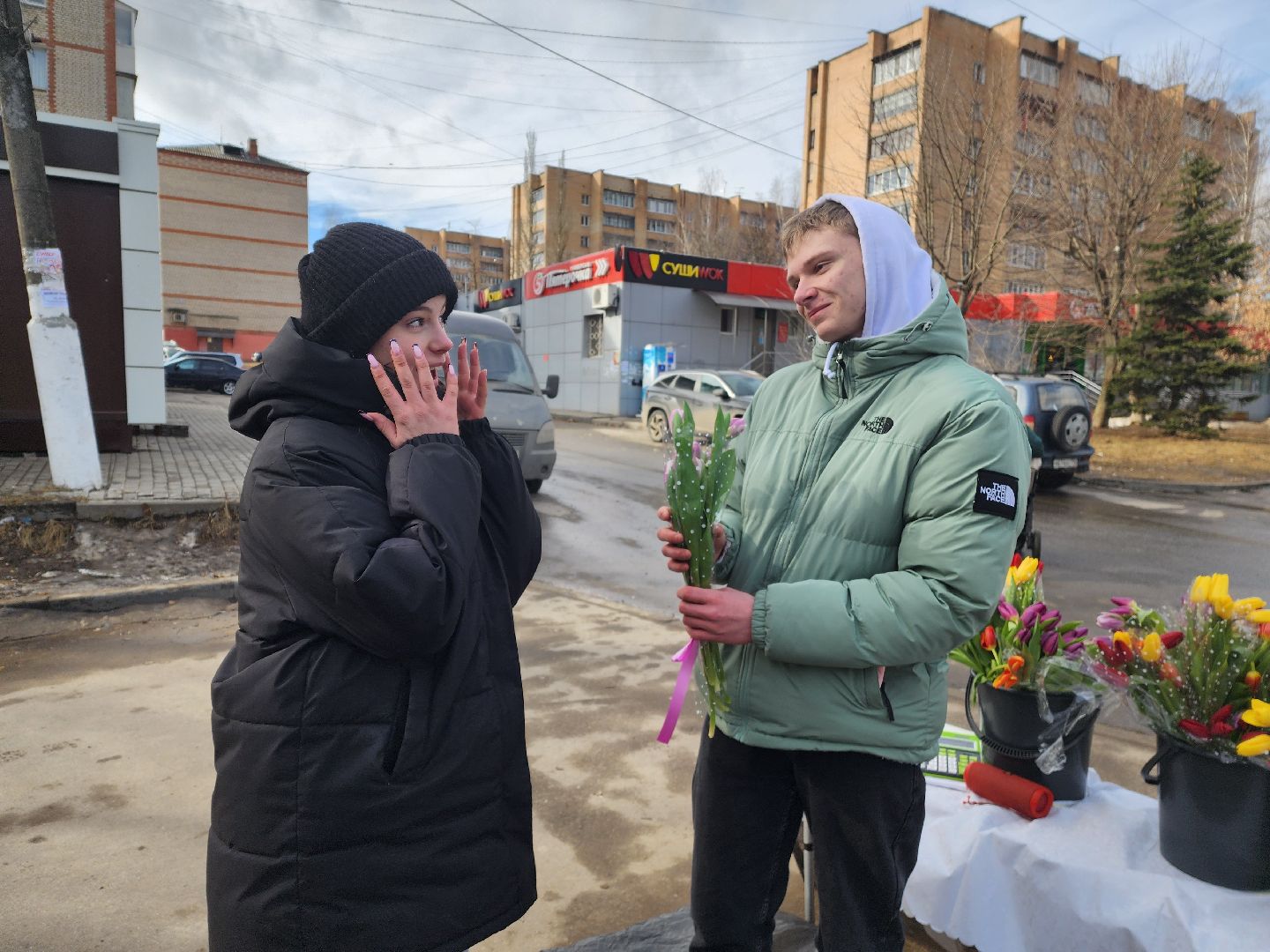 красноармейск, городской округ пушкинский, торговля, цветы, 8 марта,