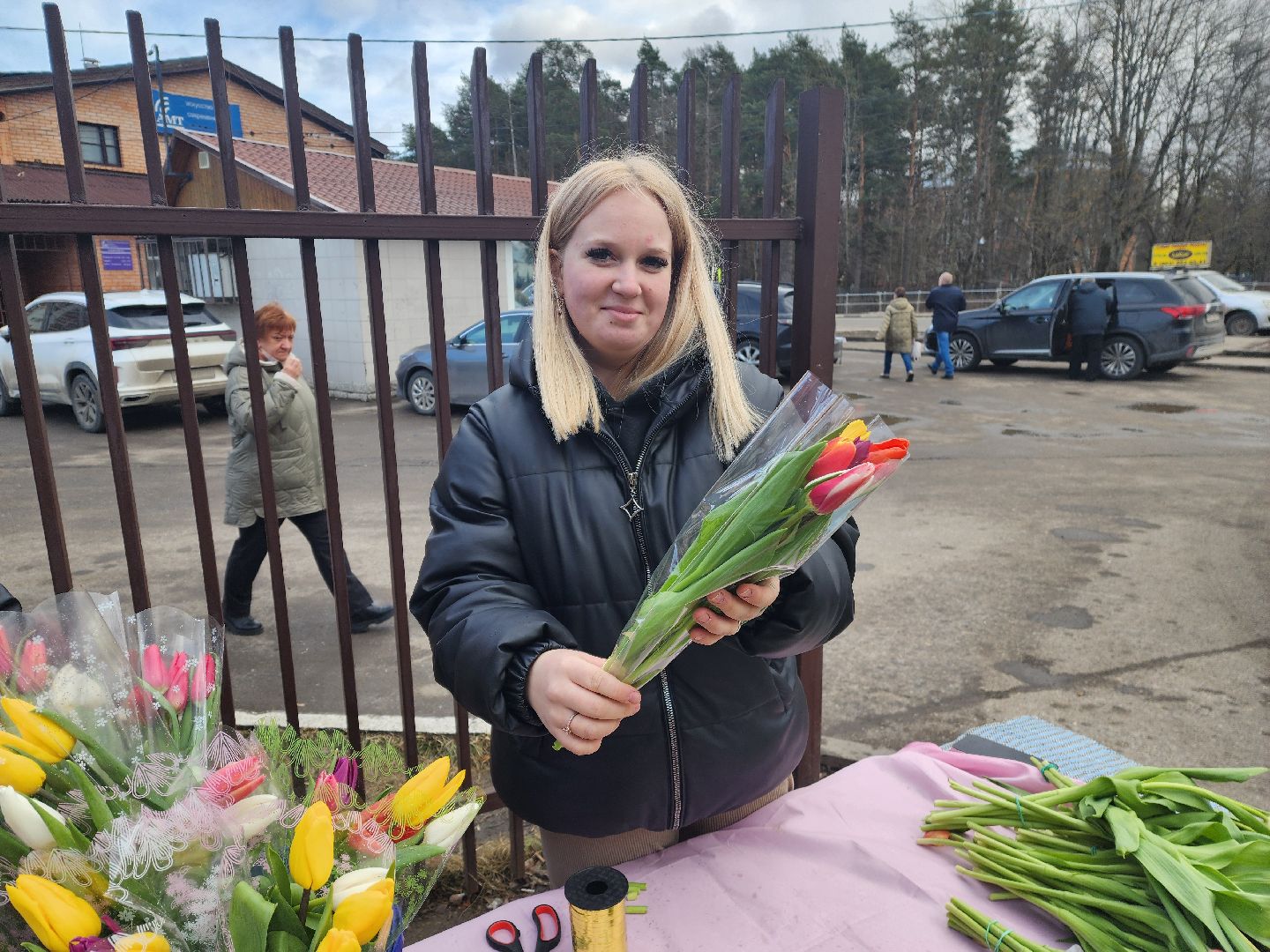 красноармейск, городской округ пушкинский, торговля, цветы, 8 марта,
