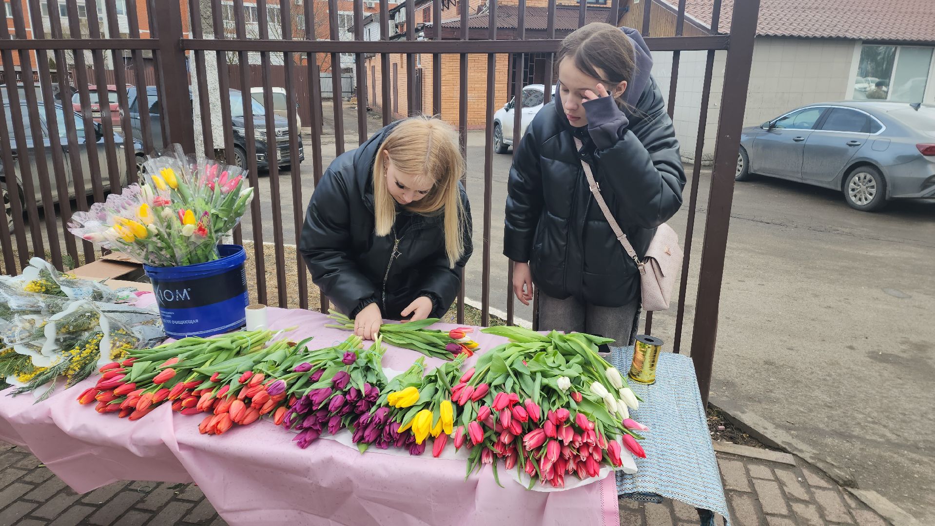 красноармейск, городской округ пушкинский, торговля, цветы, 8 марта,