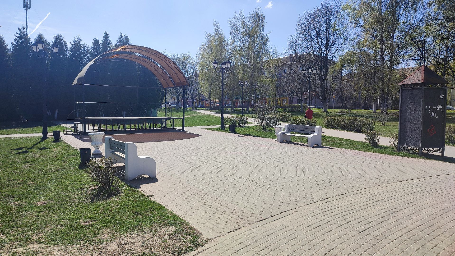 Кашира, сквер, генерал Белов, АТС, благоустройство