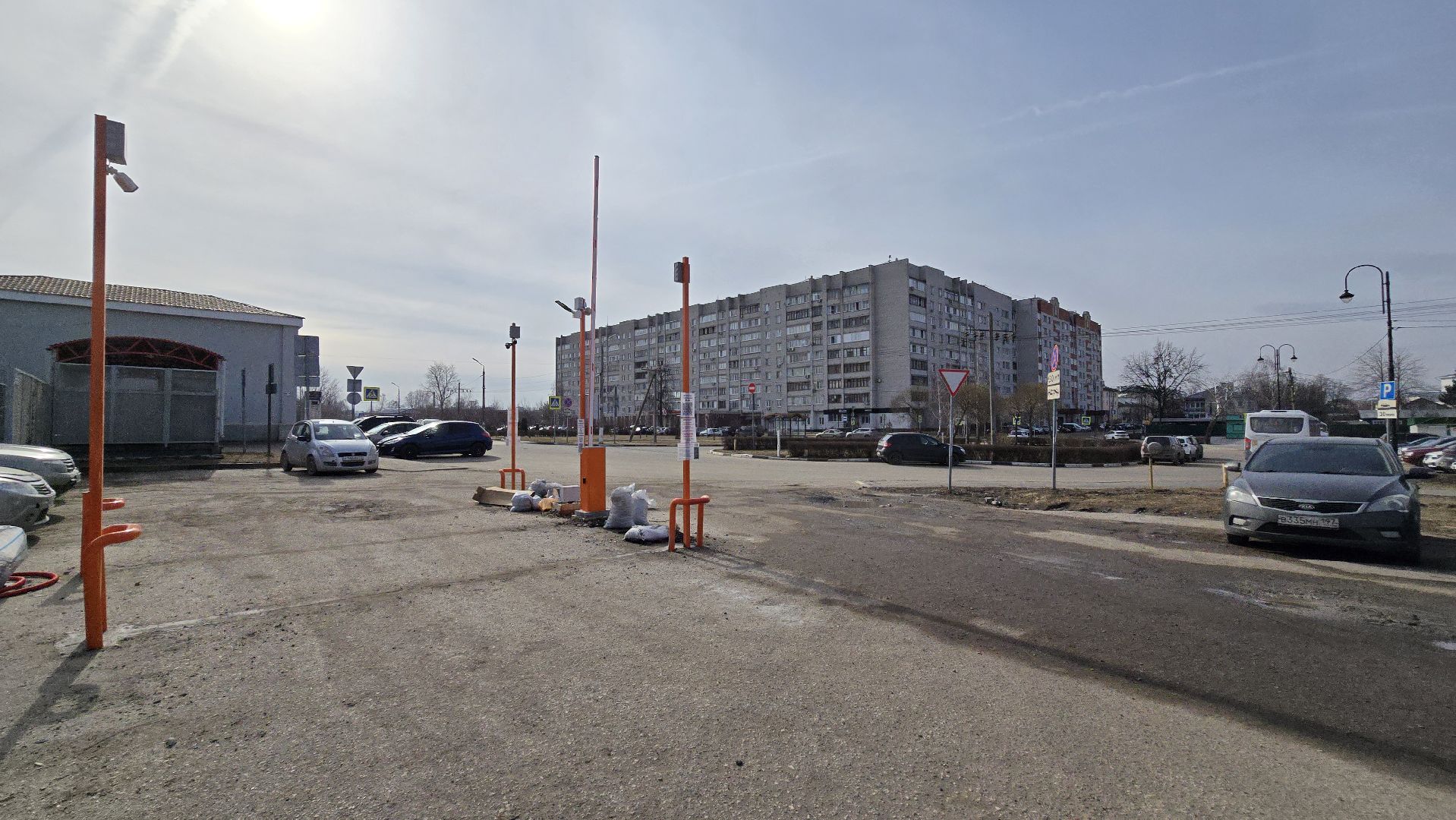 Коломна, парковка, жд станция,