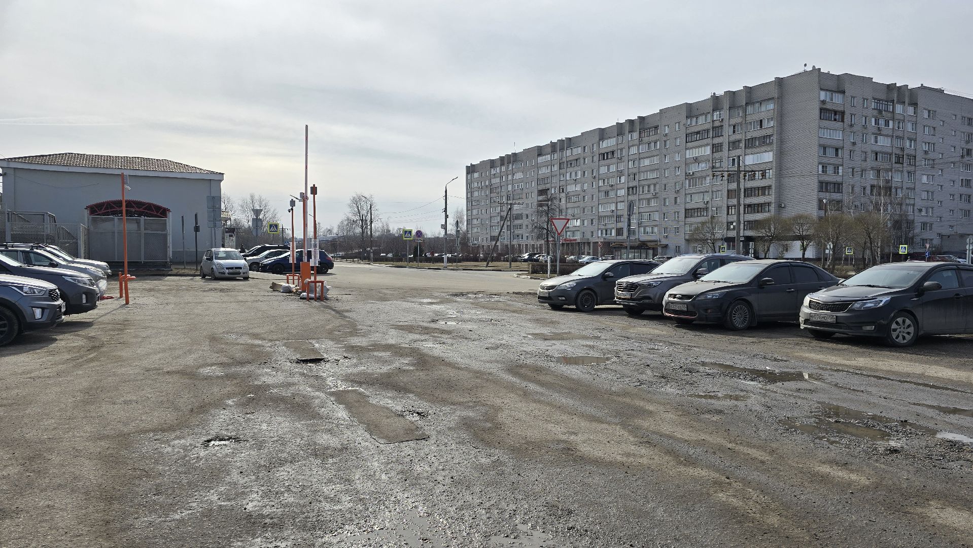 Коломна, парковка, жд станция,