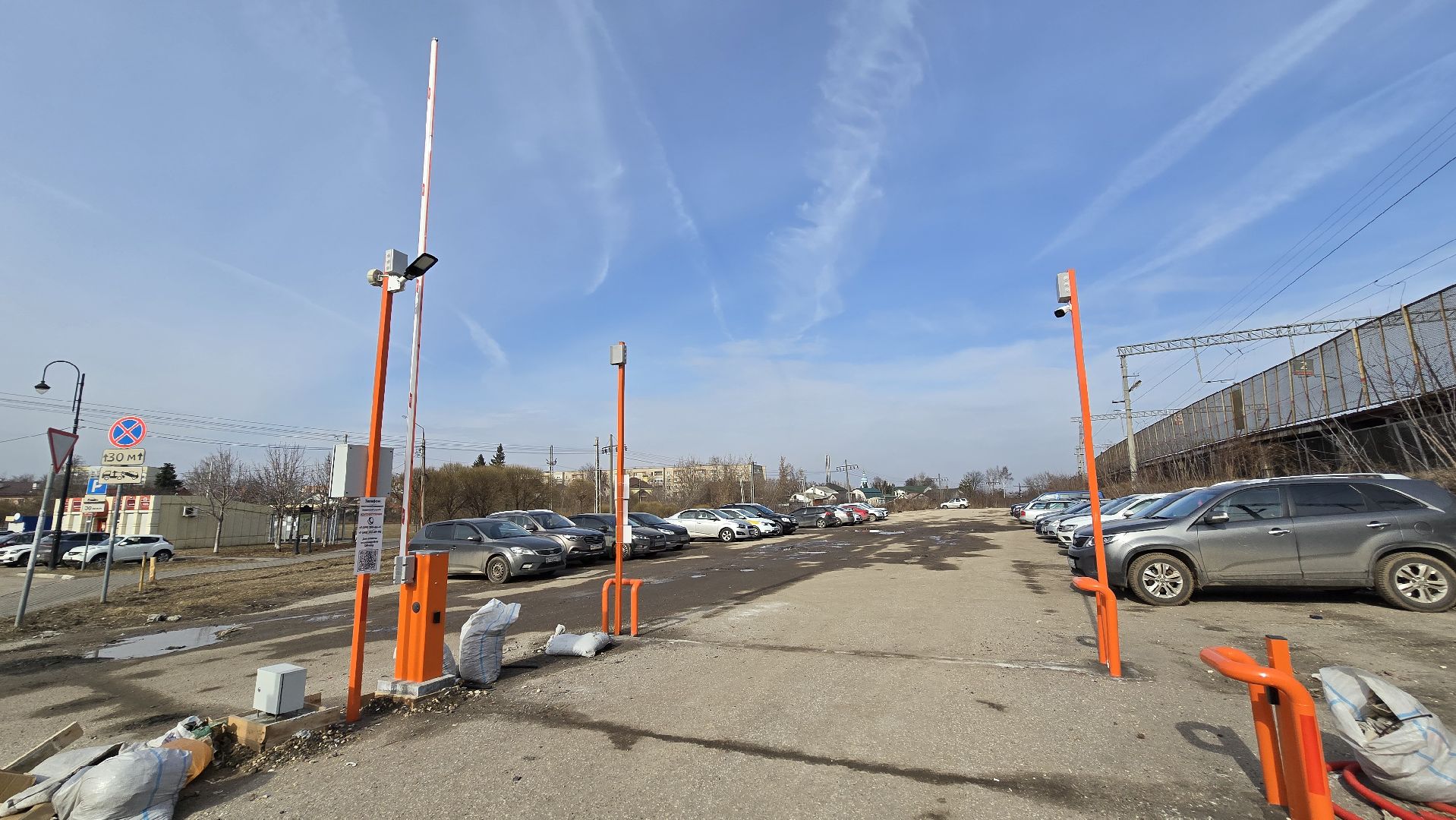 Коломна, парковка, жд станция,