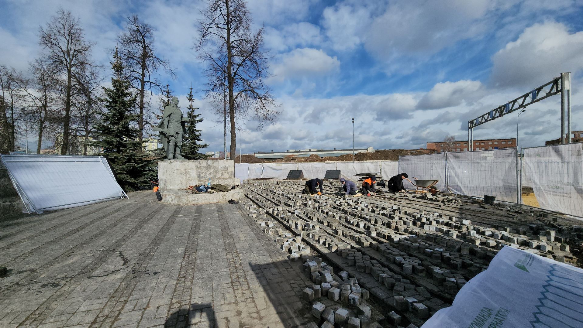 Люберцы, вечный огонь, реконструкция,