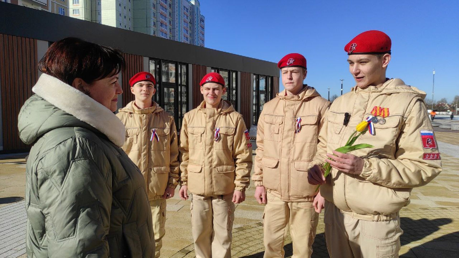 подольск, 8 марта, юнармия,