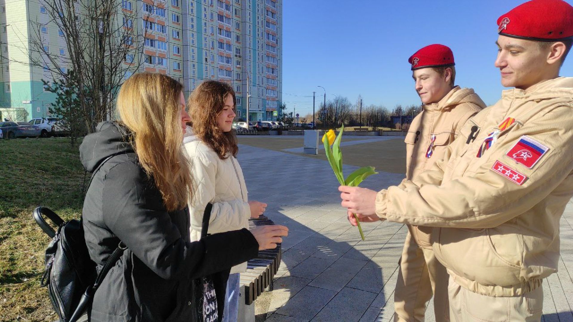 подольск, 8 марта, юнармия,