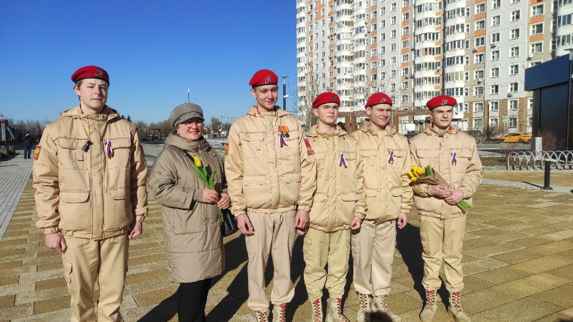 подольск, 8 марта, юнармия,