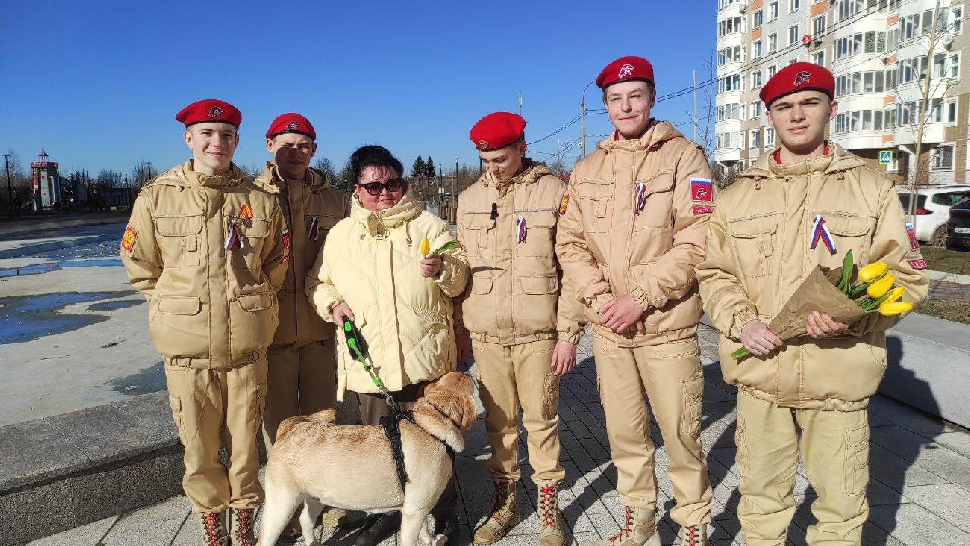 подольск, 8 марта, юнармия,