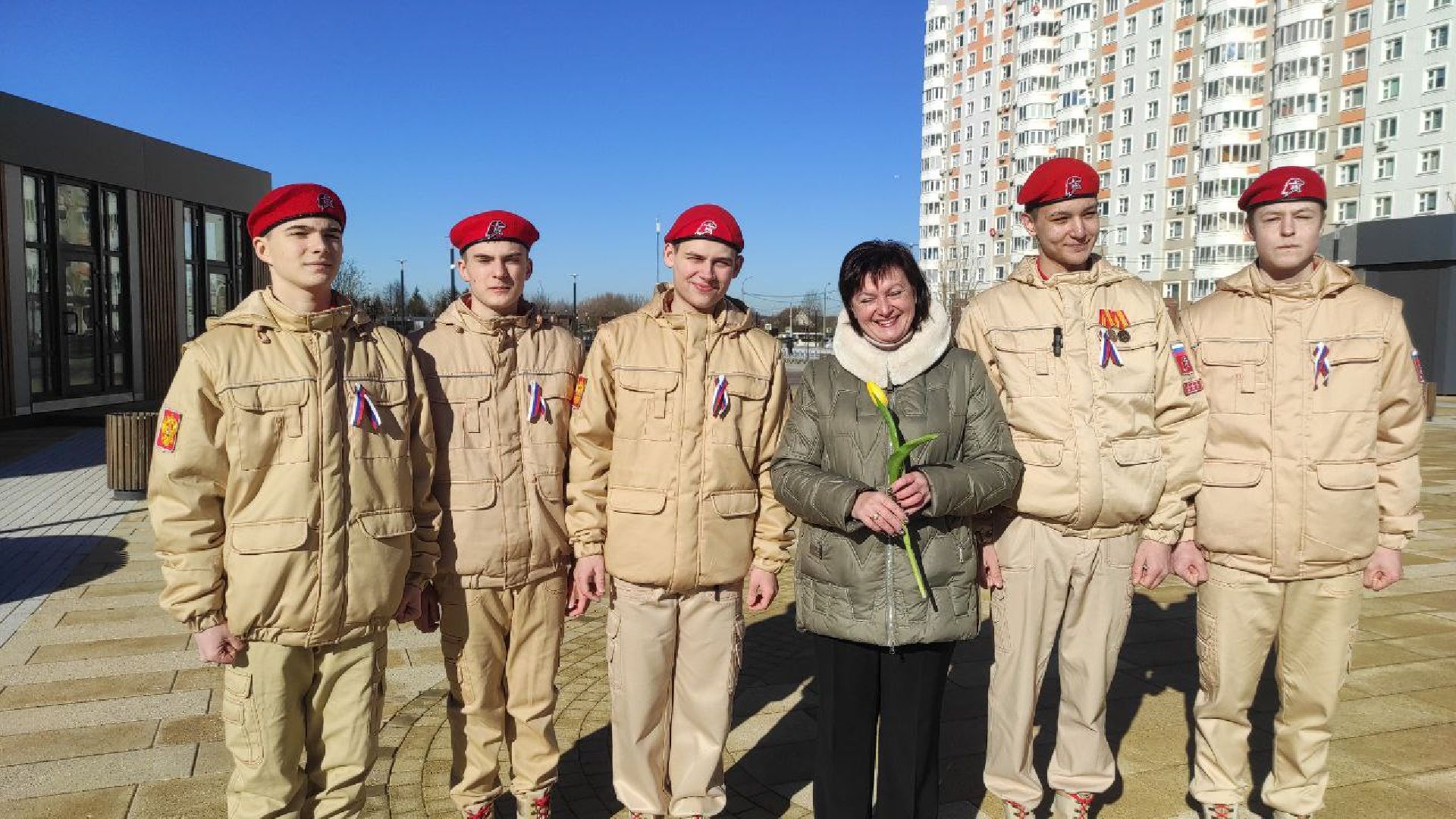 подольск, 8 марта, юнармия,
