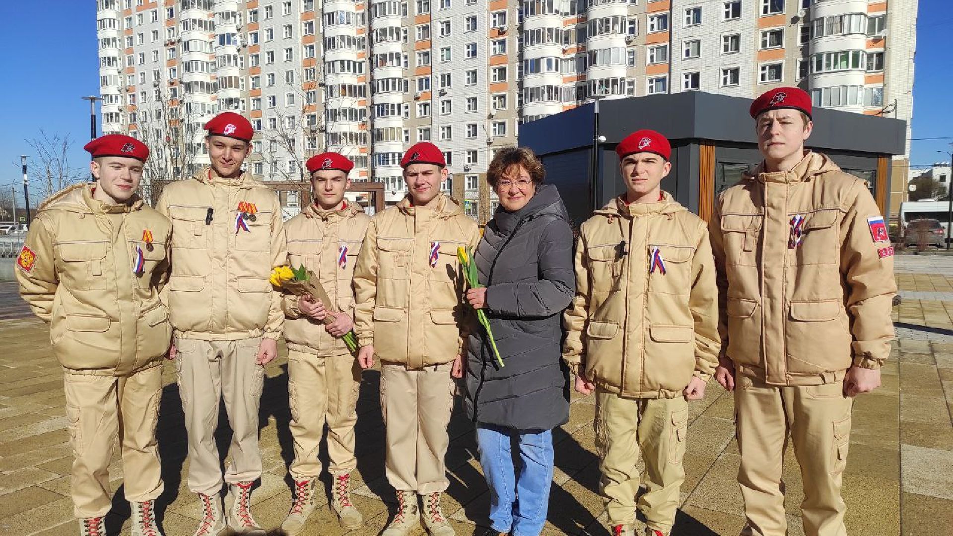подольск, 8 марта, юнармия,