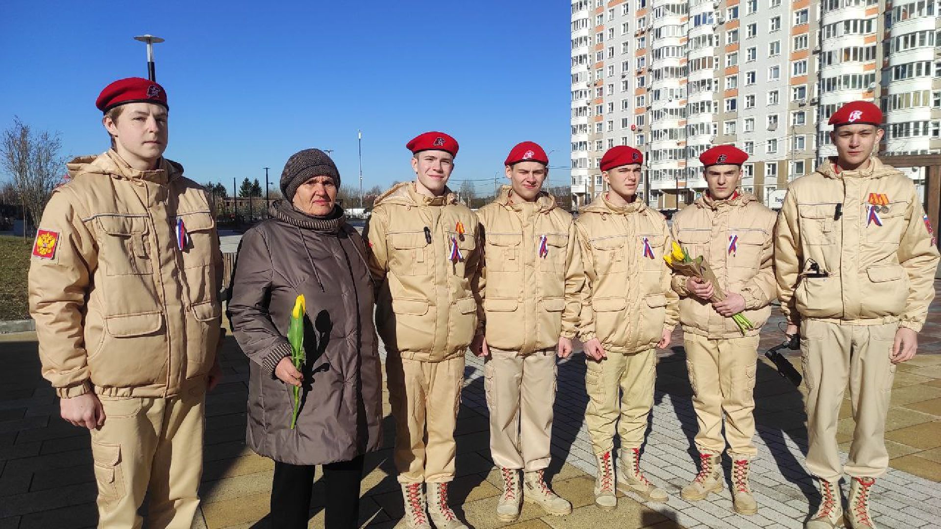 подольск, 8 марта, юнармия,