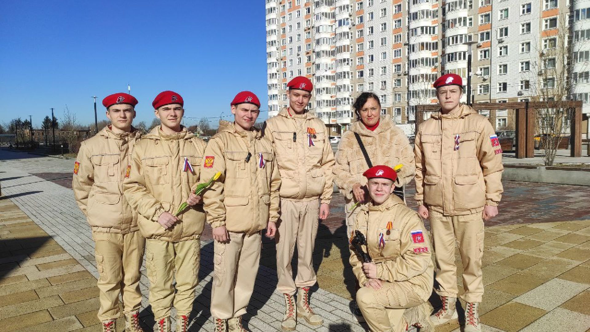 подольск, 8 марта, юнармия,