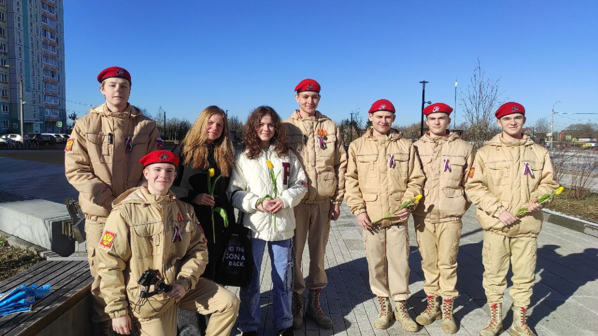 подольск, 8 марта, юнармия,