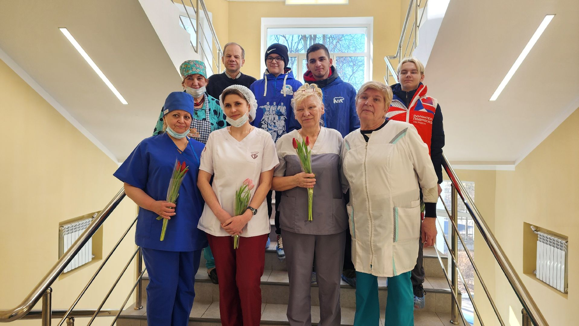 Волонтеры, 8 Марта, Лосино-Петровский,