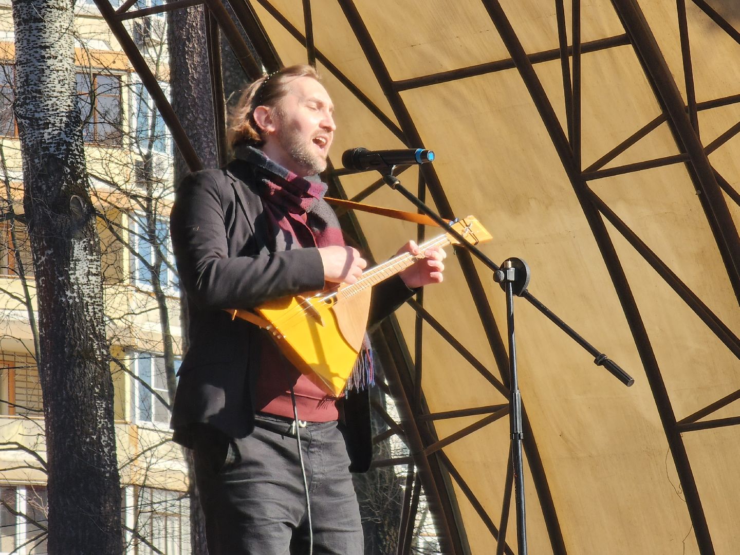 Ногинск, Парк, Общество, 8 марта, Цветы, Концерт,