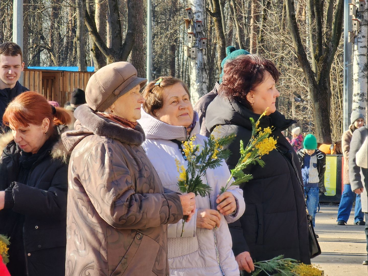 Ногинск, Парк, Общество, 8 марта, Цветы, Концерт,