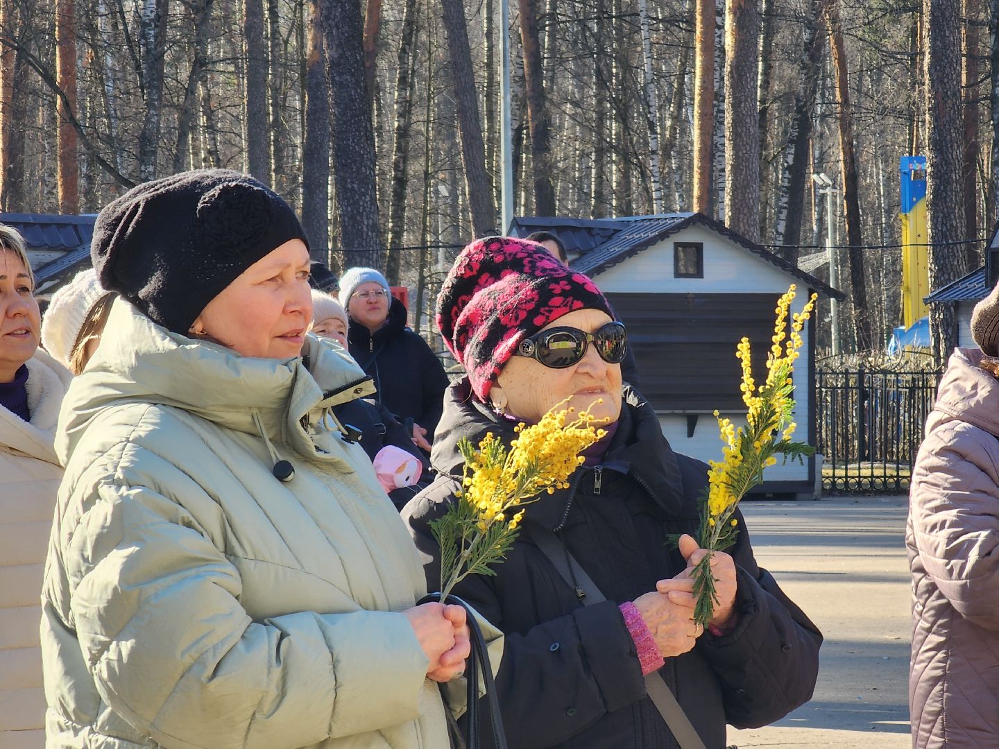 Ногинск, Парк, Общество, 8 марта, Цветы, Концерт,