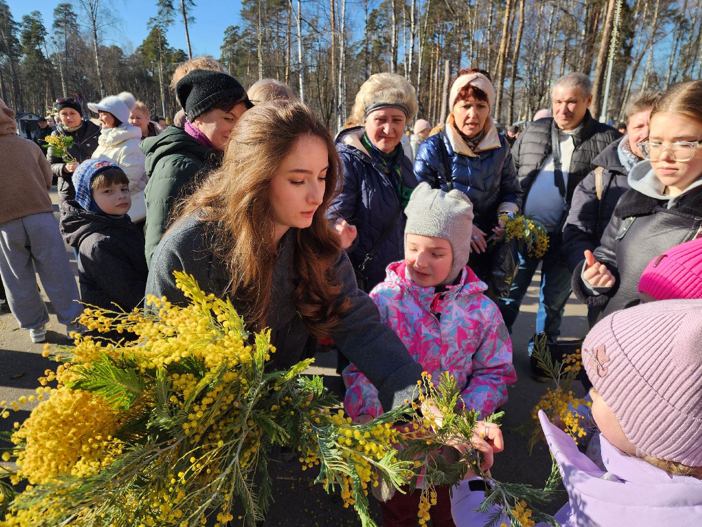 Ногинск, Парк, Общество, 8 марта, Цветы, Концерт,