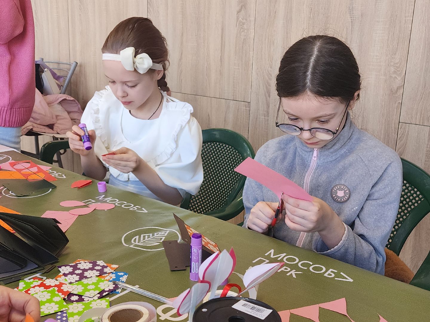 фрязино, лесопарк, международный женский день, поделки из бумаги,