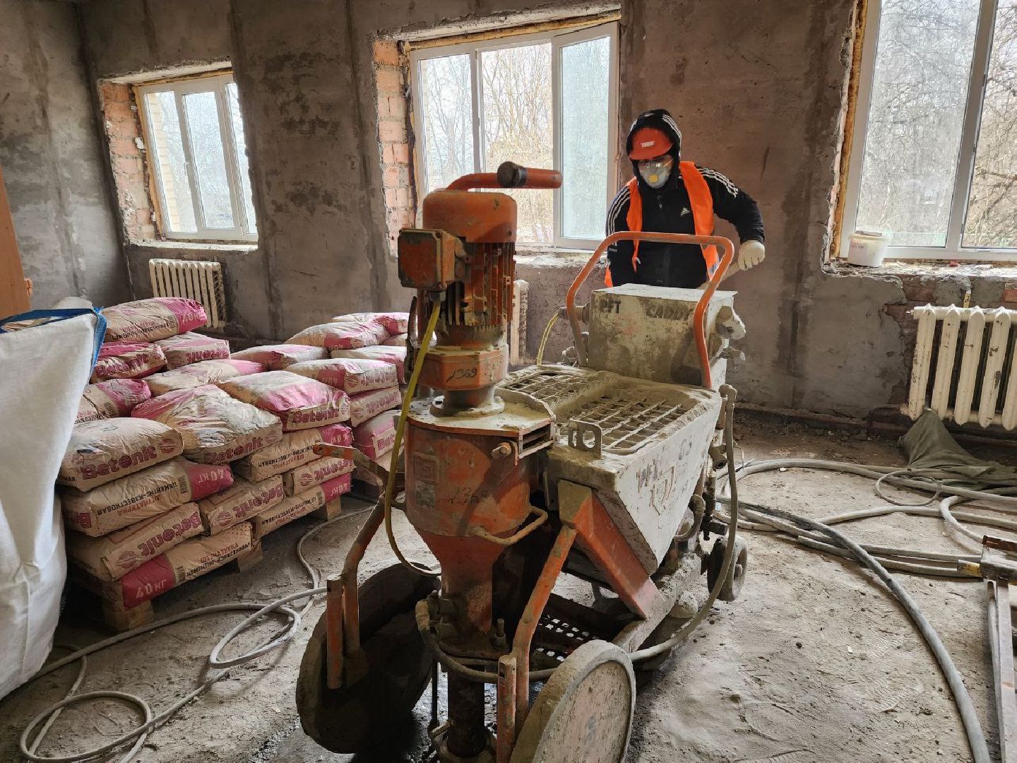 солнечногорск, ремонт, ремонт школы, ученики, школа,