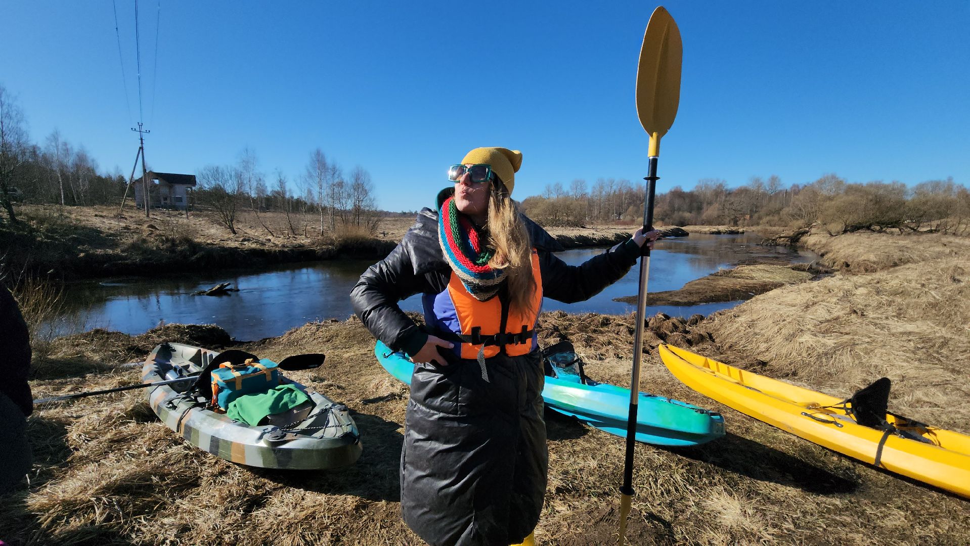 сплав на каяках, руза, каяки, спорт, экология, спорт в рузе,
