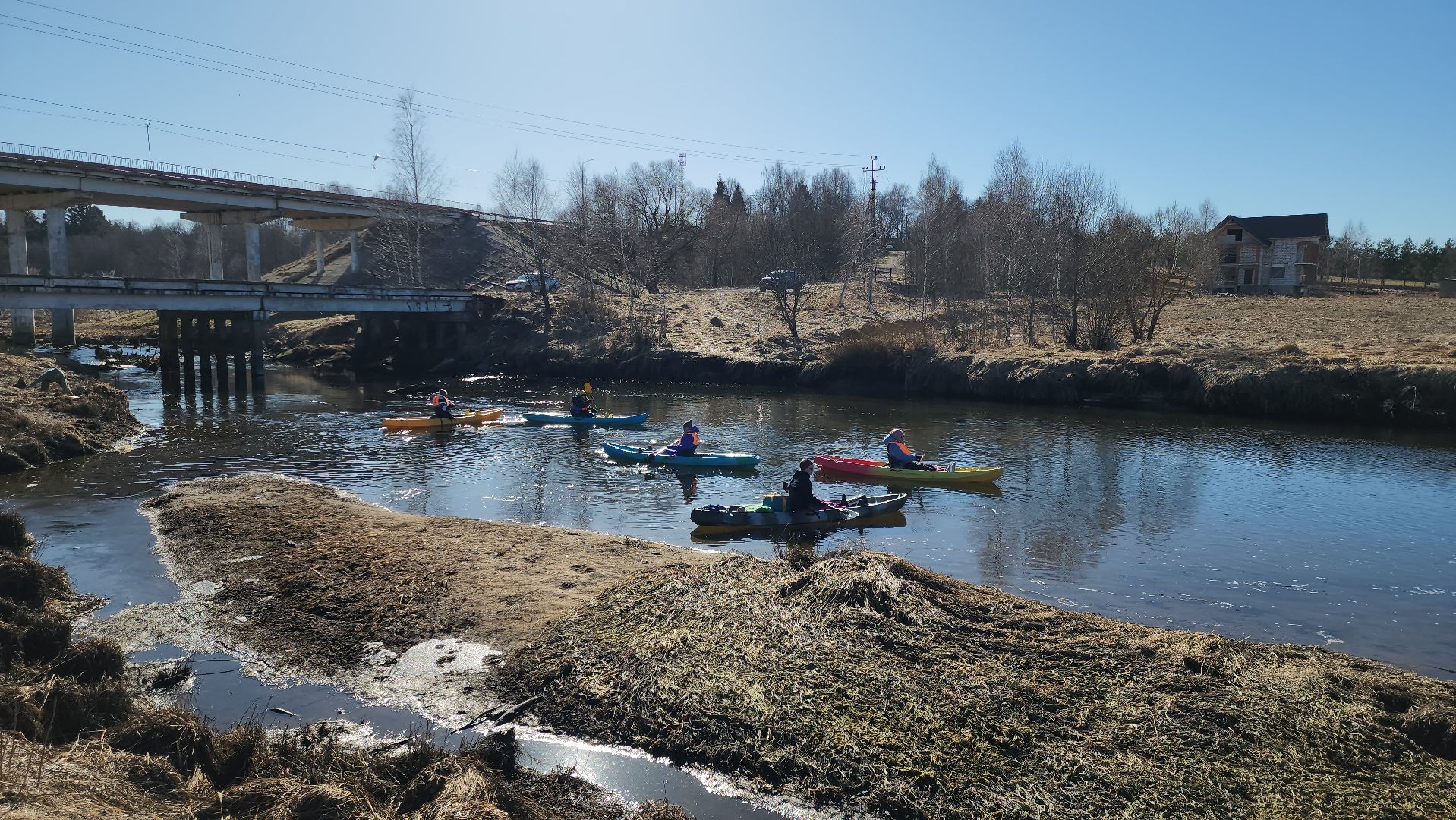 сплав на каяках, руза, каяки, спорт, экология, спорт в рузе,