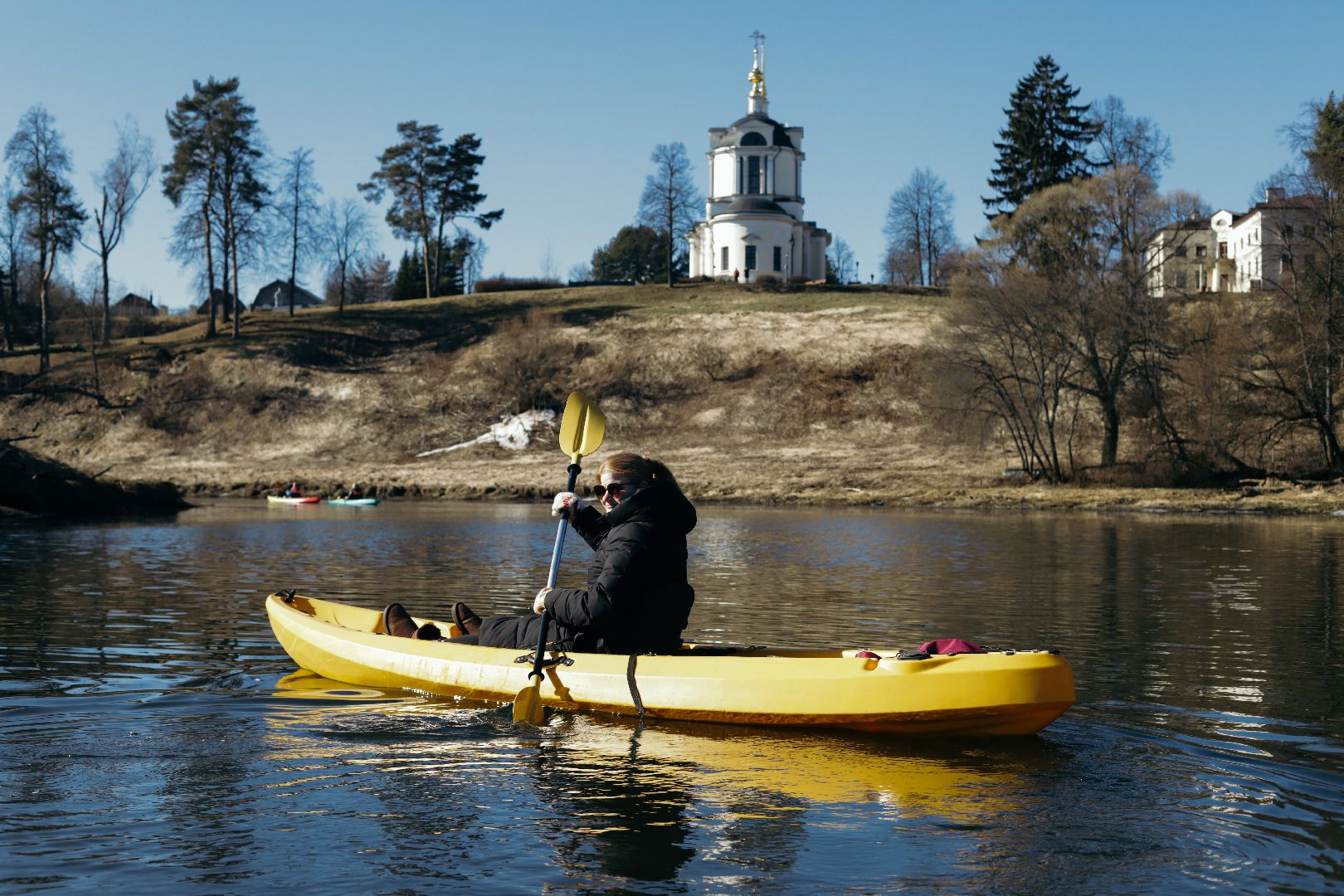 сплав на каяках, руза, каяки, спорт, экология, спорт в рузе,