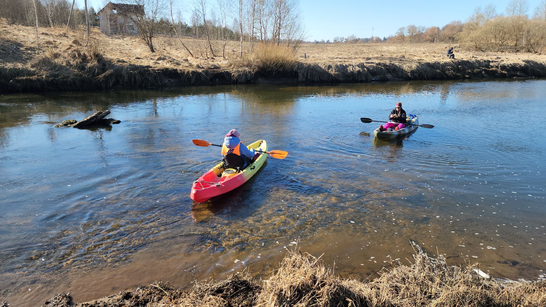 сплав на каяках, руза, каяки, спорт, экология, спорт в рузе,