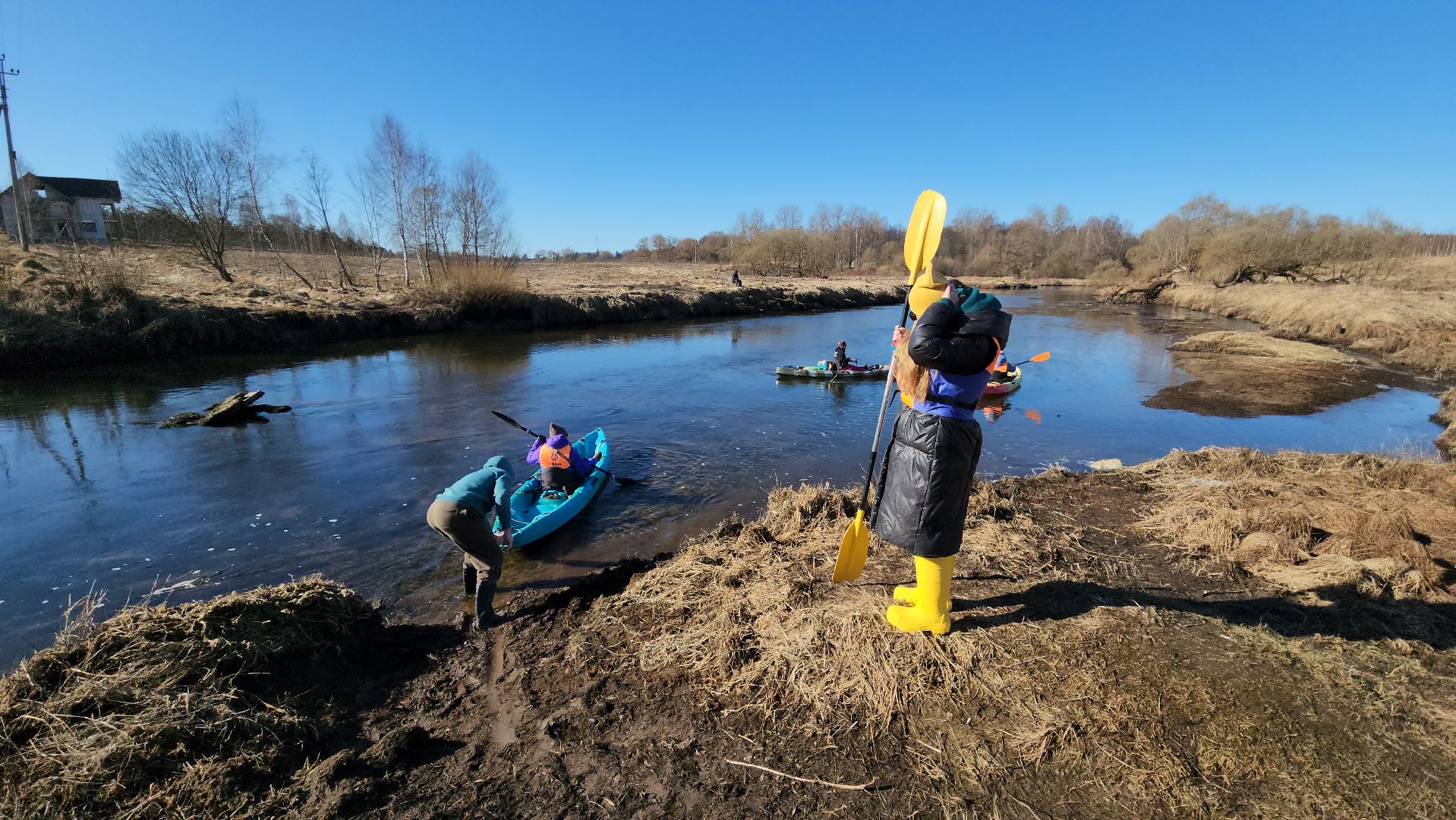 сплав на каяках, руза, каяки, спорт, экология, спорт в рузе,