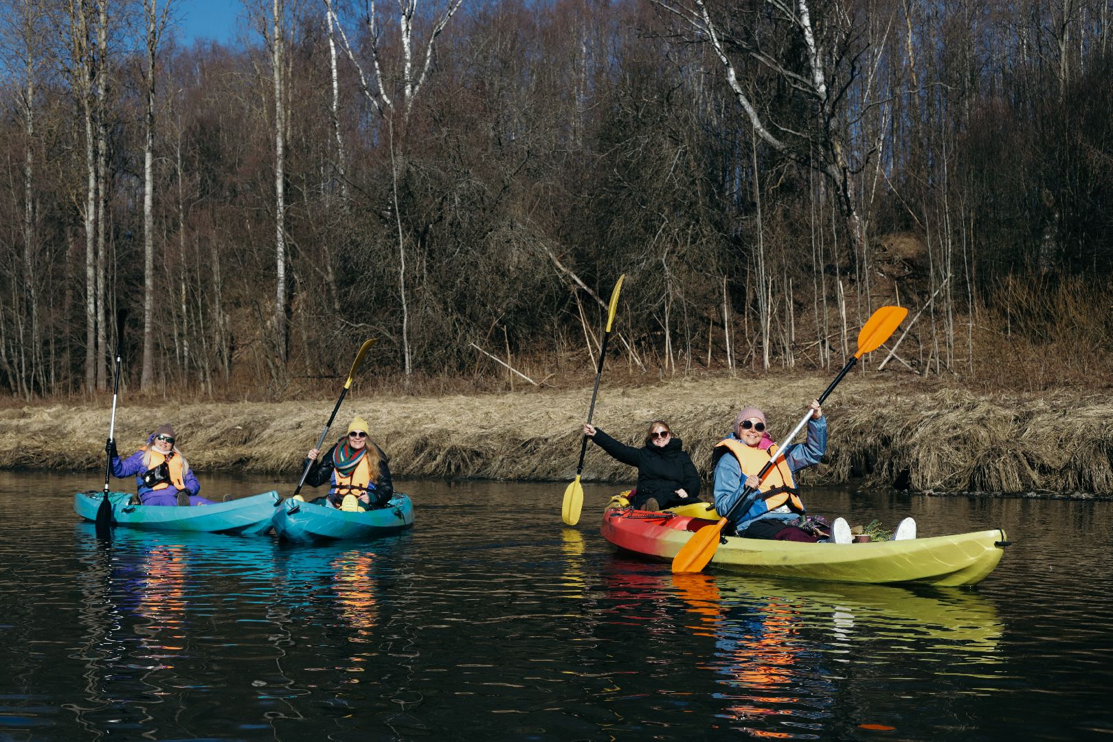 сплав на каяках, руза, каяки, спорт, экология, спорт в рузе,