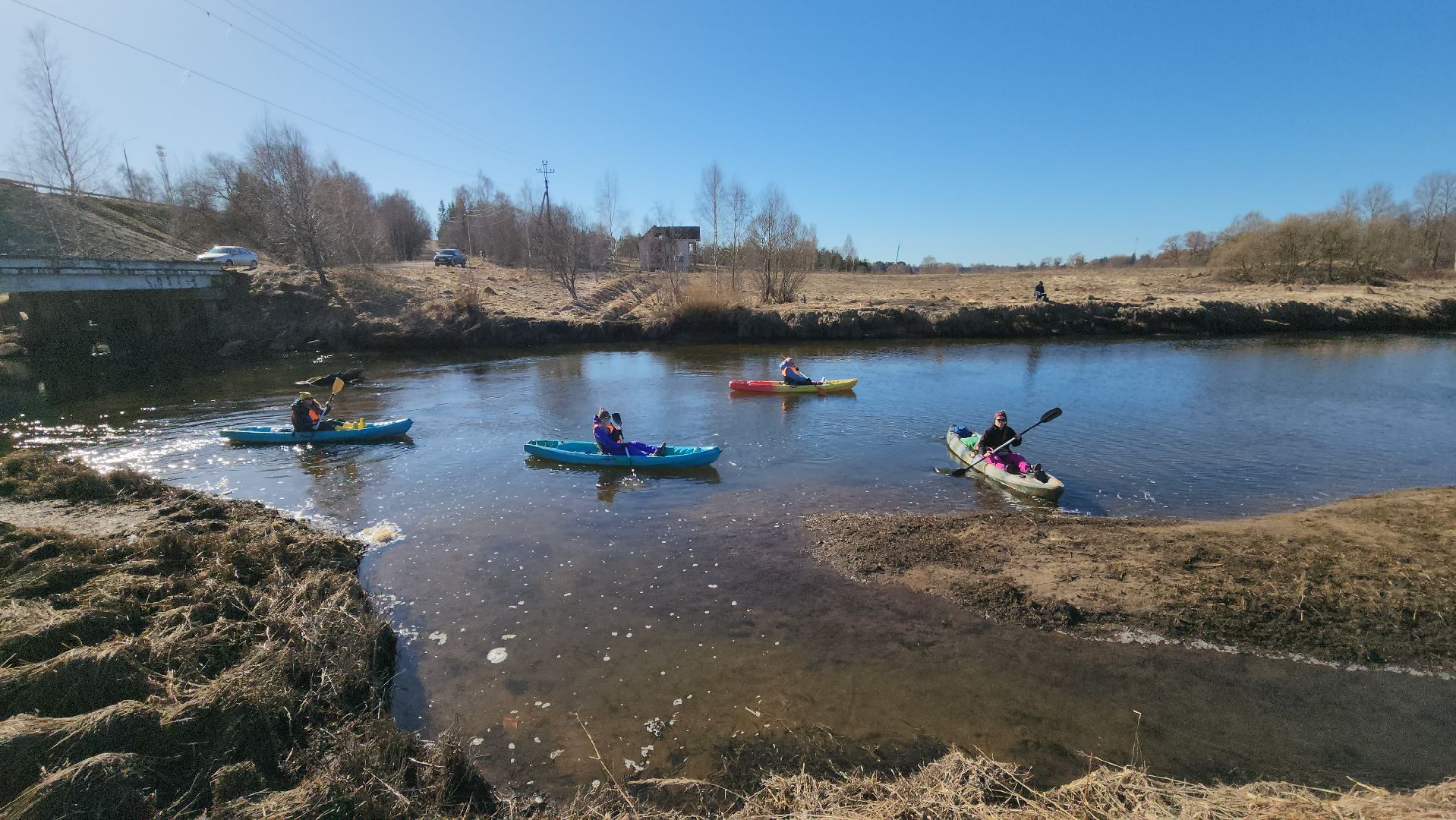 сплав на каяках, руза, каяки, спорт, экология, спорт в рузе,