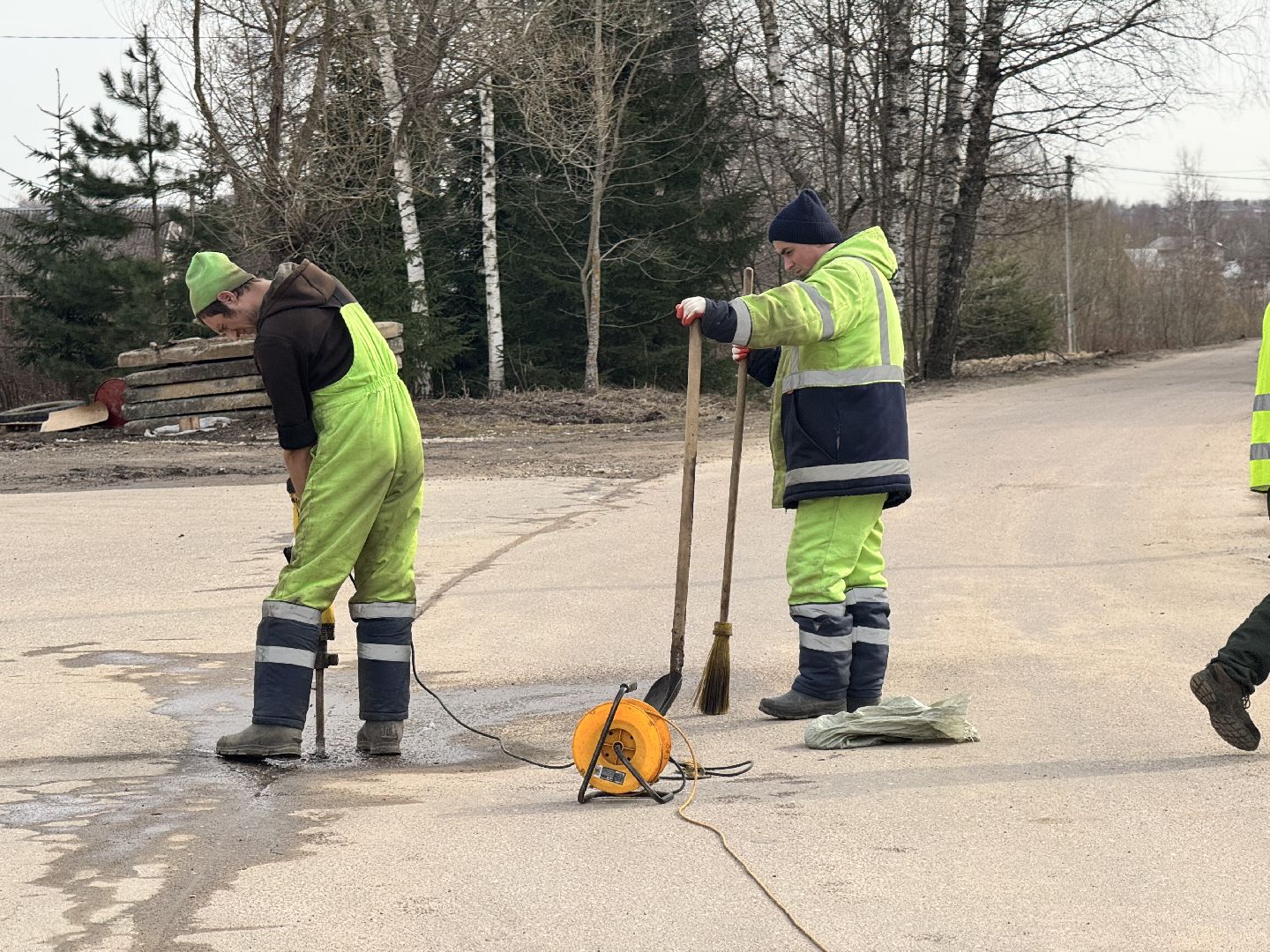 шаховская, ямочный ремонт, ямочный ремонт дорог,