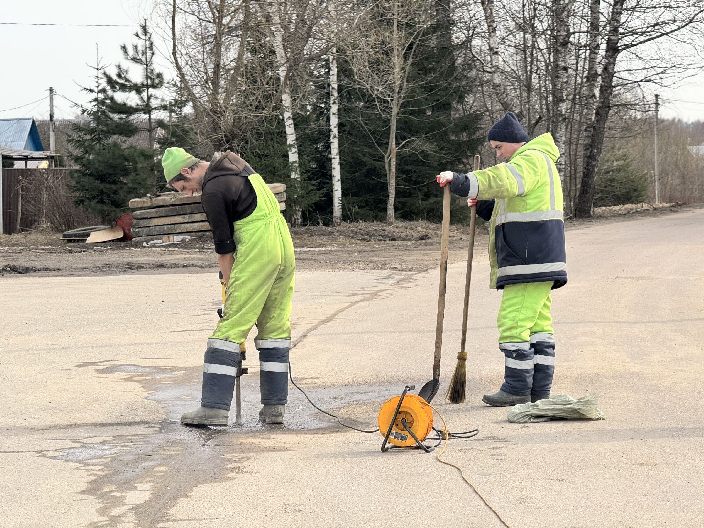 шаховская, ямочный ремонт, ямочный ремонт дорог,
