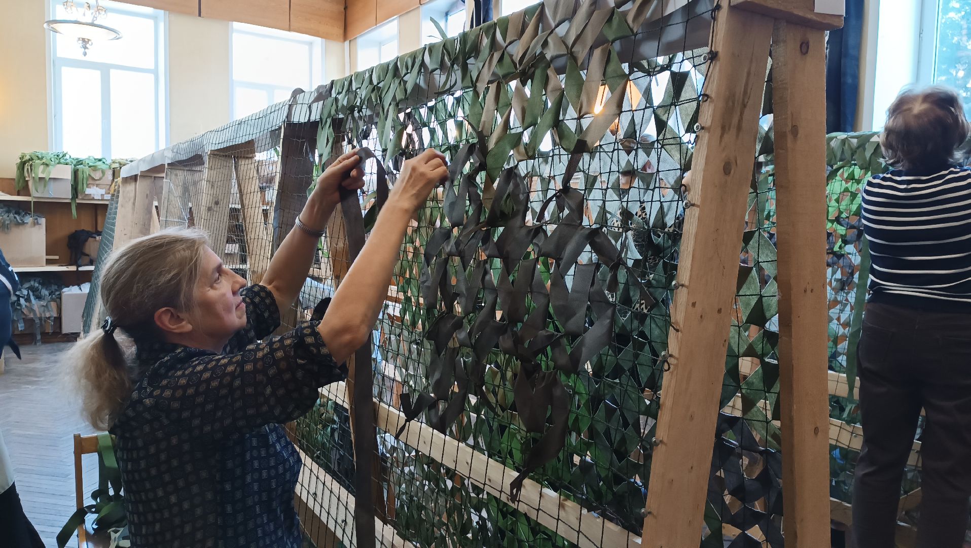 монино, волонтеры, маскировочные сети, сво,