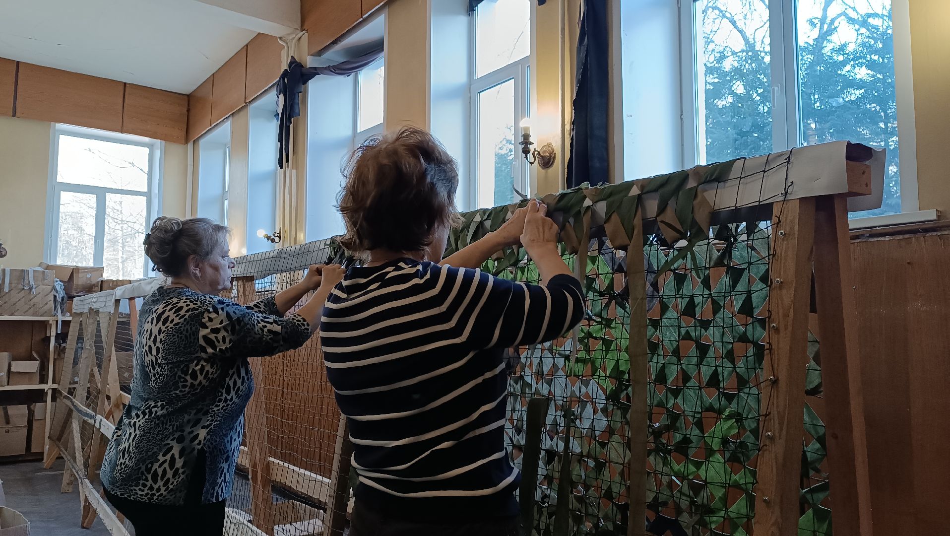 монино, волонтеры, маскировочные сети, сво,