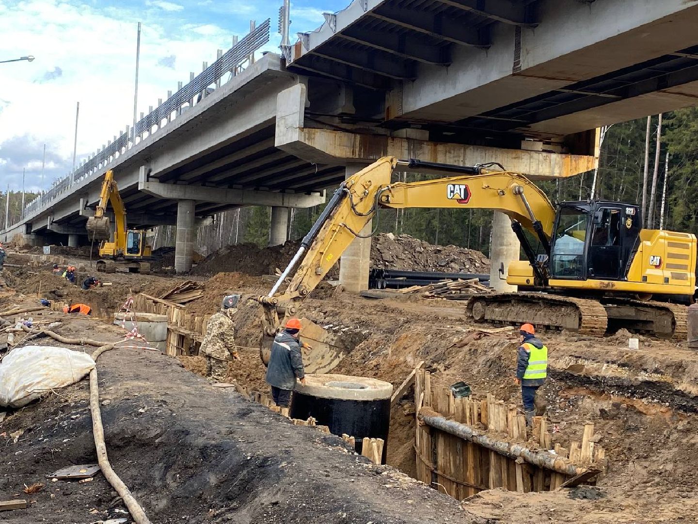 аникеевка, путепровод, новый путепровод, путепровод в красногорске, путепровод в аникеевке,