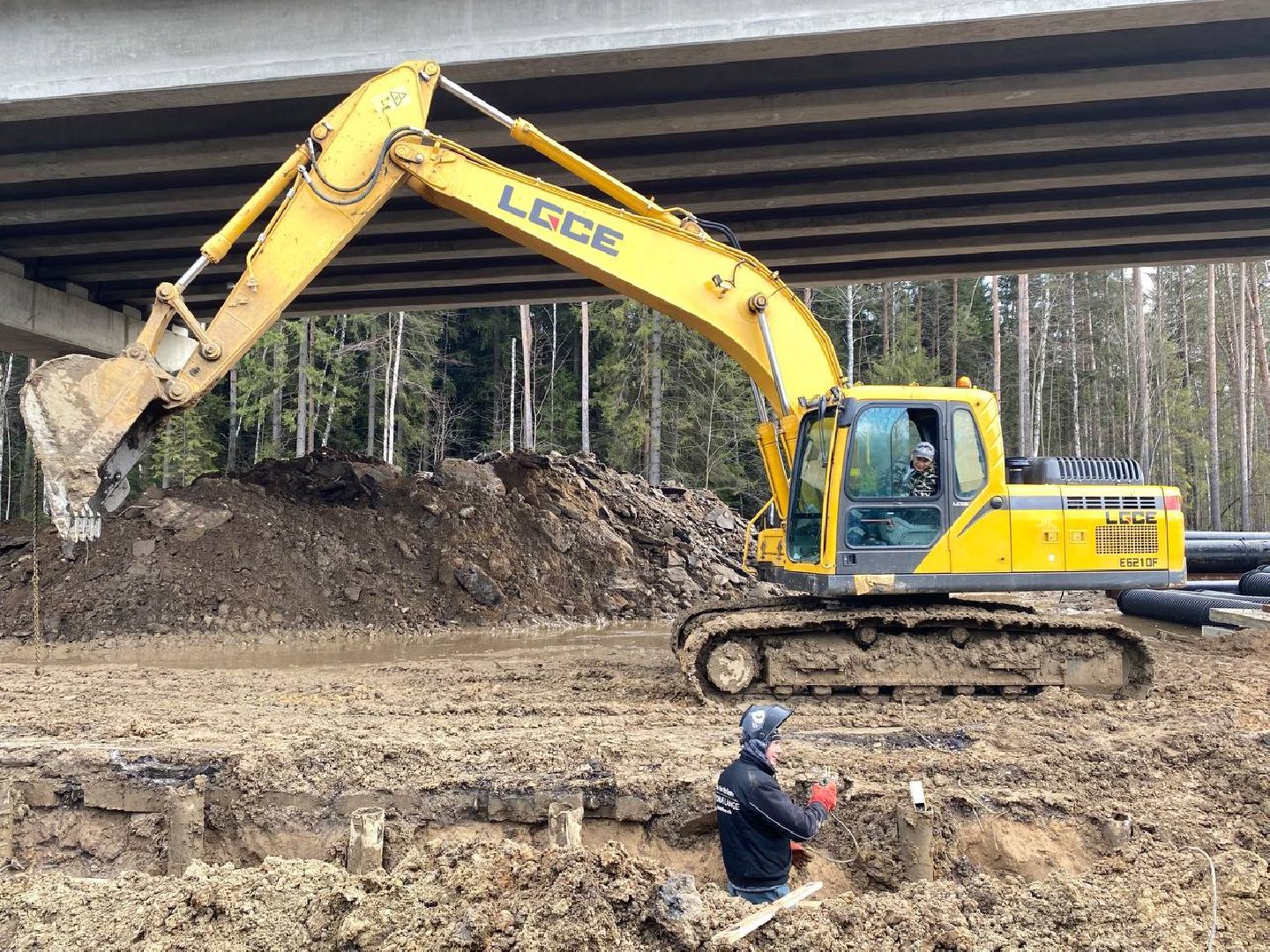 аникеевка, путепровод, новый путепровод, путепровод в красногорске, путепровод в аникеевке,