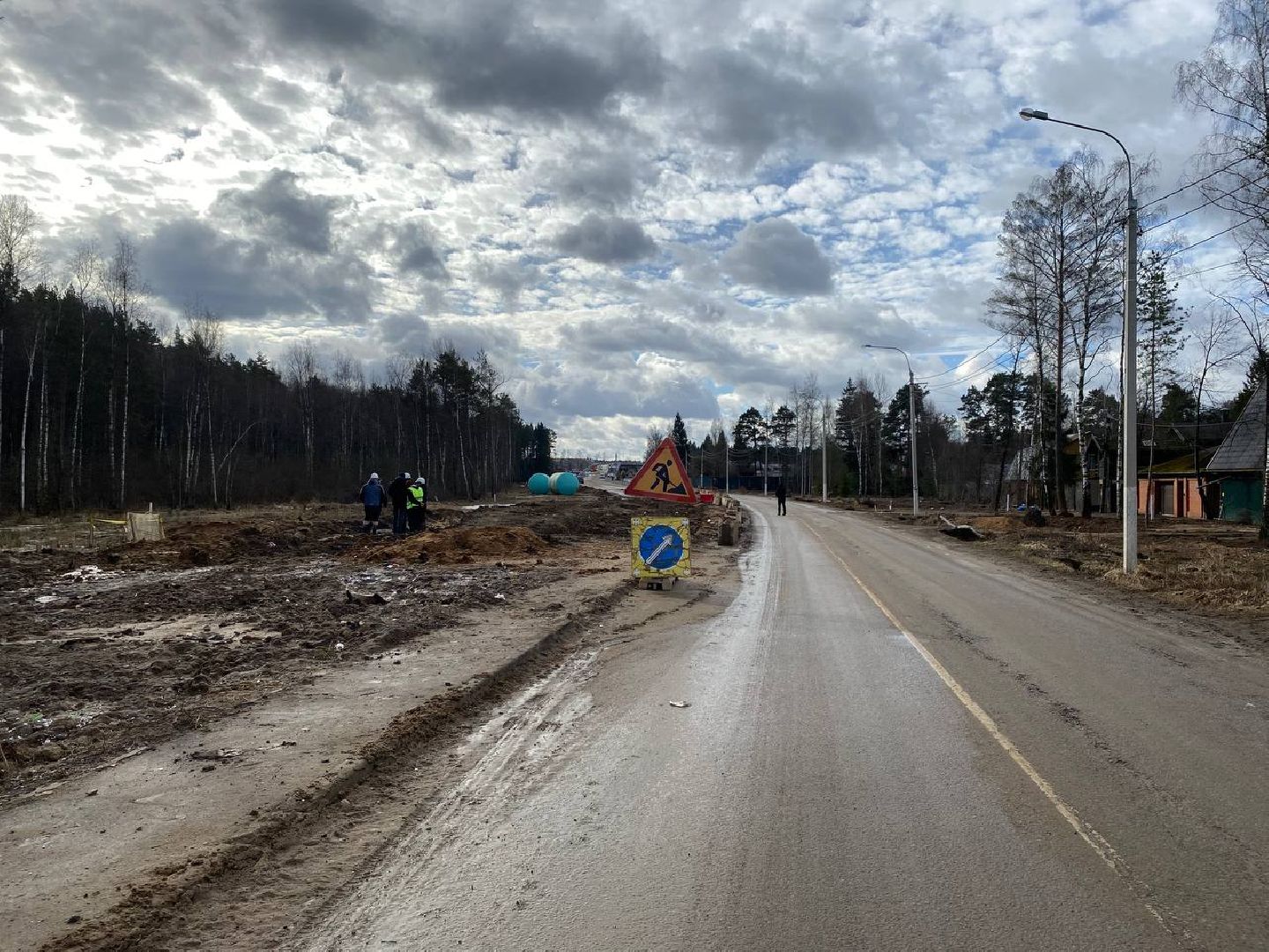 аникеевка, путепровод, новый путепровод, путепровод в красногорске, путепровод в аникеевке,
