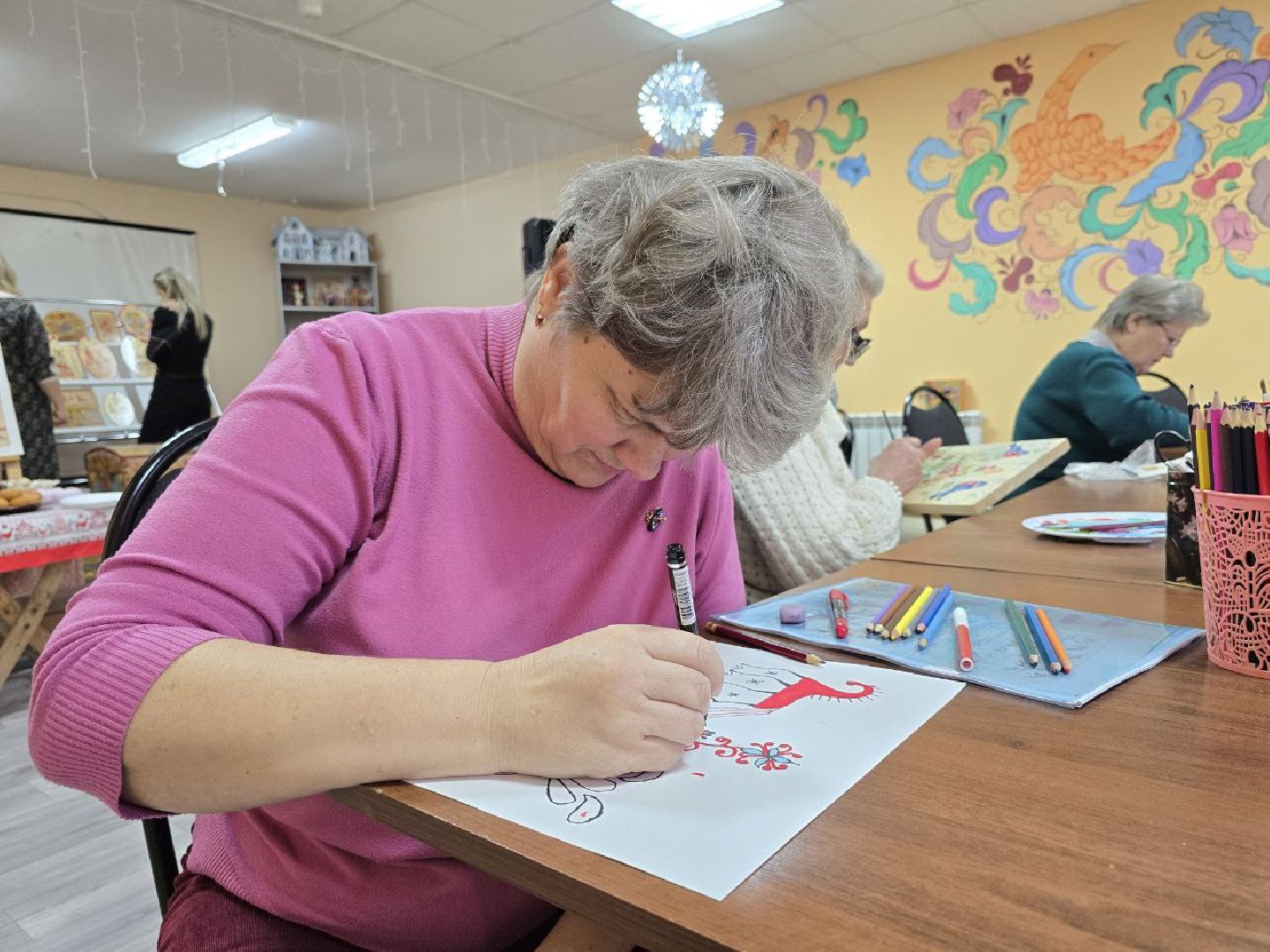 можайск, можайский муниципальный округ, подмосковье, народные промыслы, студия народных промыслов, городецкая роспись,
