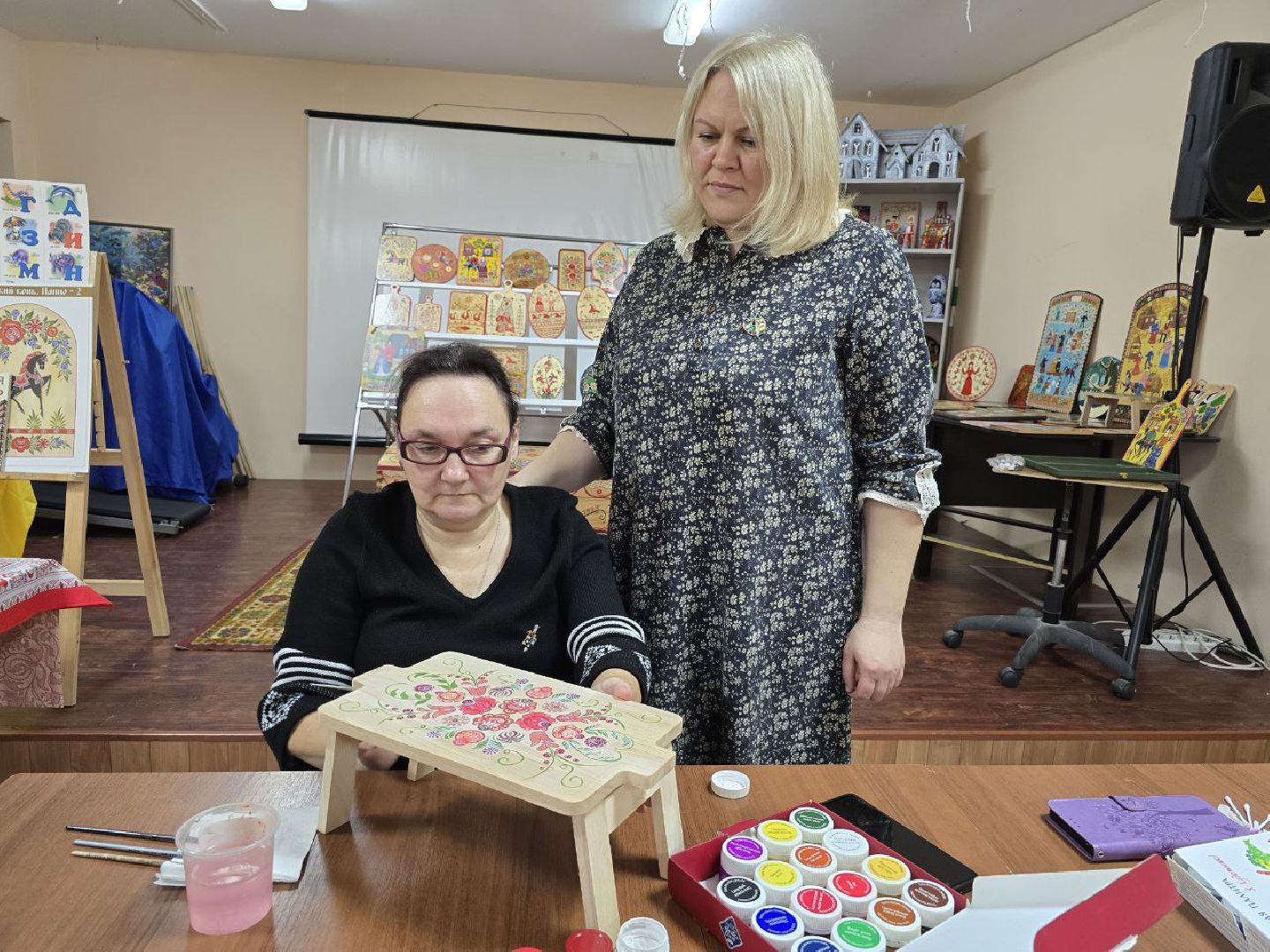 можайск, можайский муниципальный округ, подмосковье, народные промыслы, студия народных промыслов, городецкая роспись,