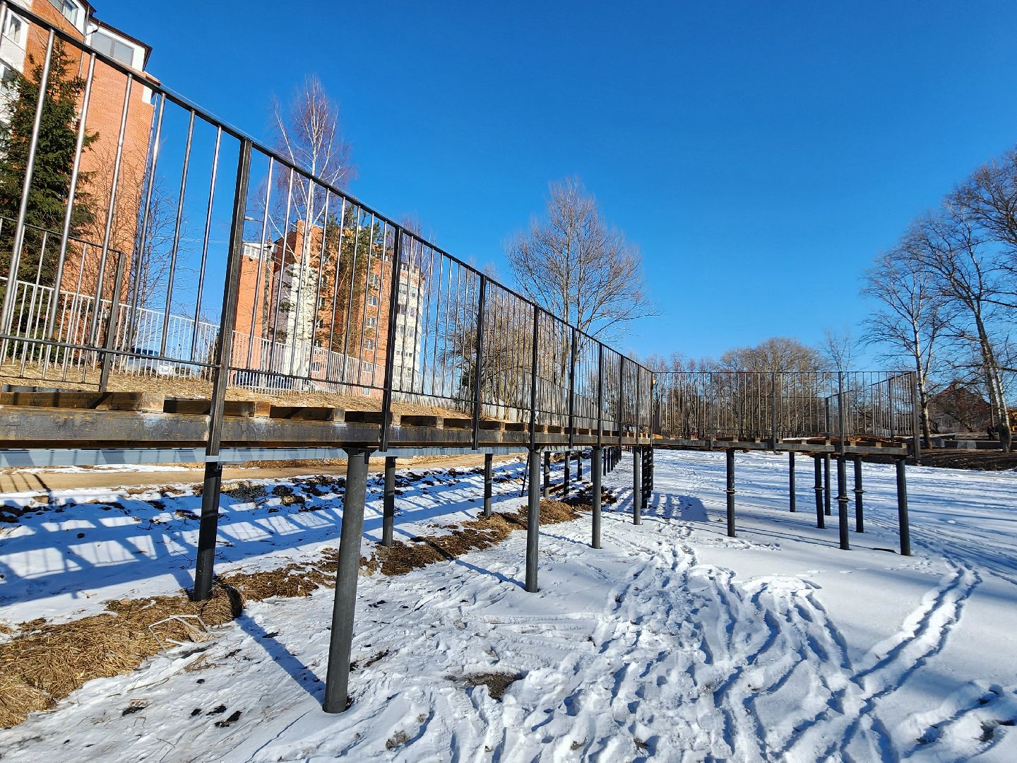 Чехов, набережная реки теребенка, благоустройство, реконструкция, ограждения, установка оград, изготовление ограждений, сварочные работы, госпрограмма московской области, формирование комфортной городской среды,
