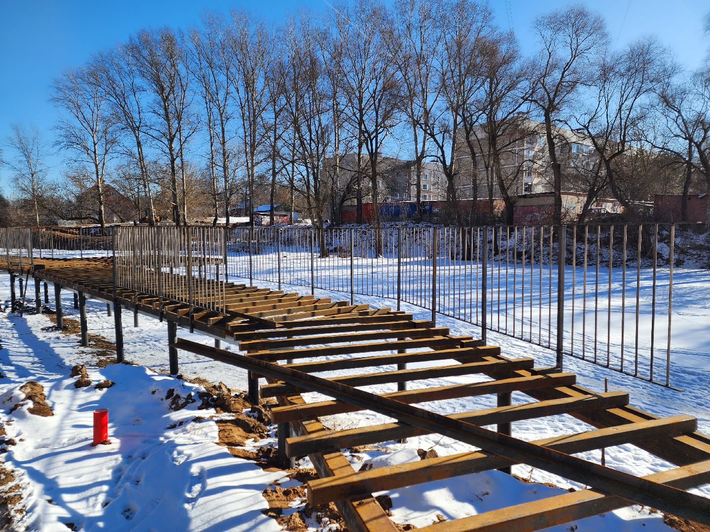 Чехов, набережная реки теребенка, благоустройство, реконструкция, ограждения, установка оград, изготовление ограждений, сварочные работы, госпрограмма московской области, формирование комфортной городской среды,