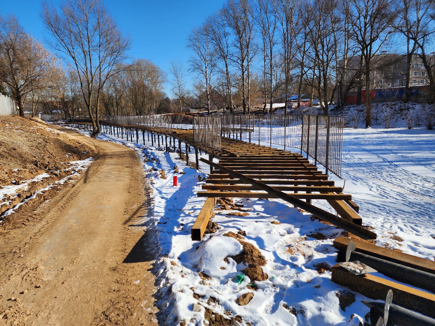 Чехов, набережная реки теребенка, благоустройство, реконструкция, ограждения, установка оград, изготовление ограждений, сварочные работы, госпрограмма московской области, формирование комфортной городской среды,