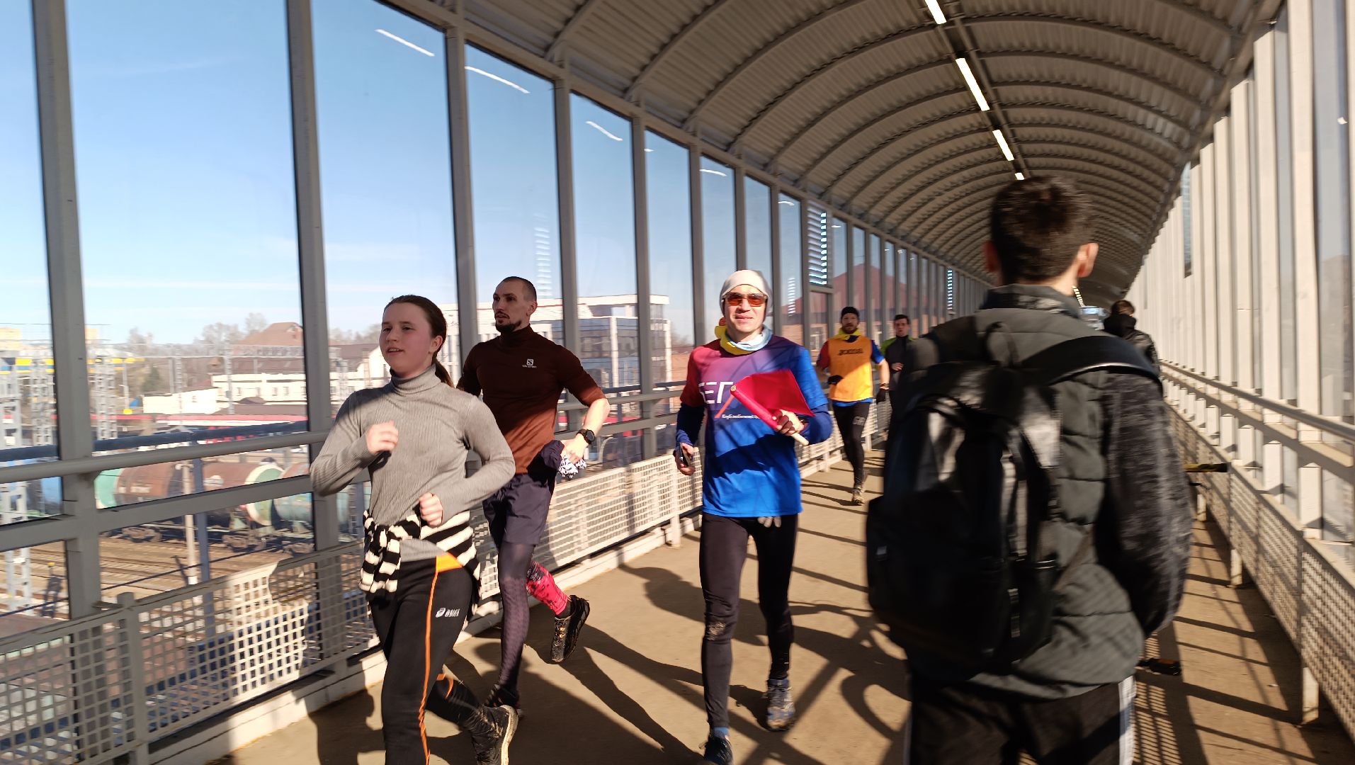 бег, лобня, парк,