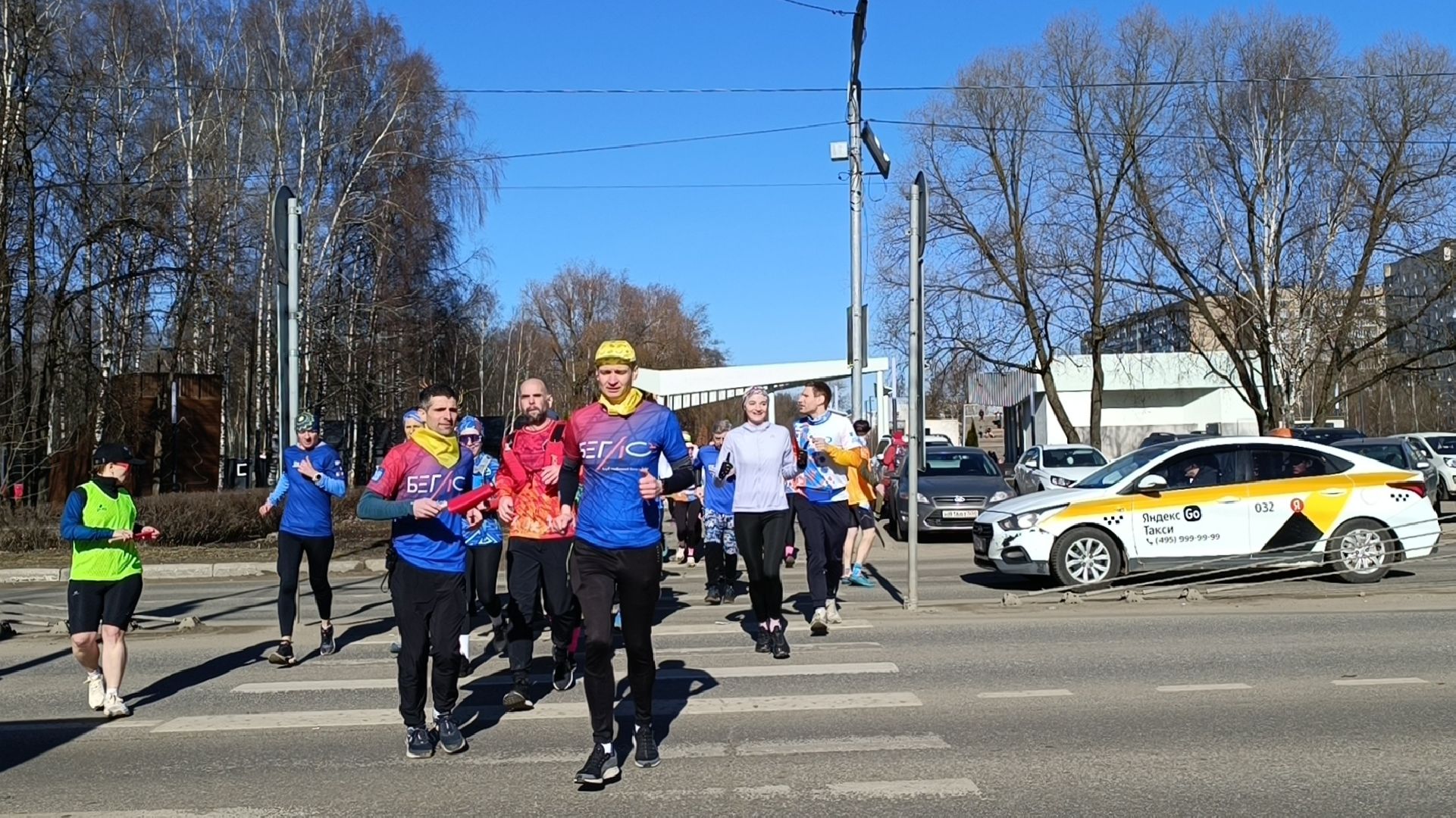 бег, лобня, парк,