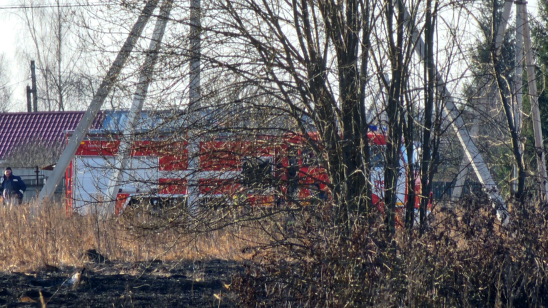 Раменский округ, Атака БПЛА, Спецслужбы потушили огонь,